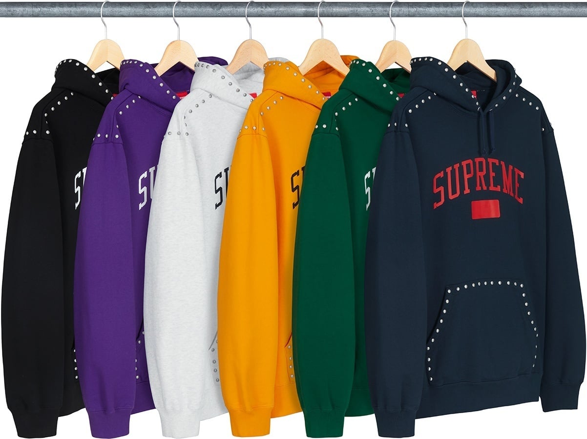 Studded Hooded Sweatshirt